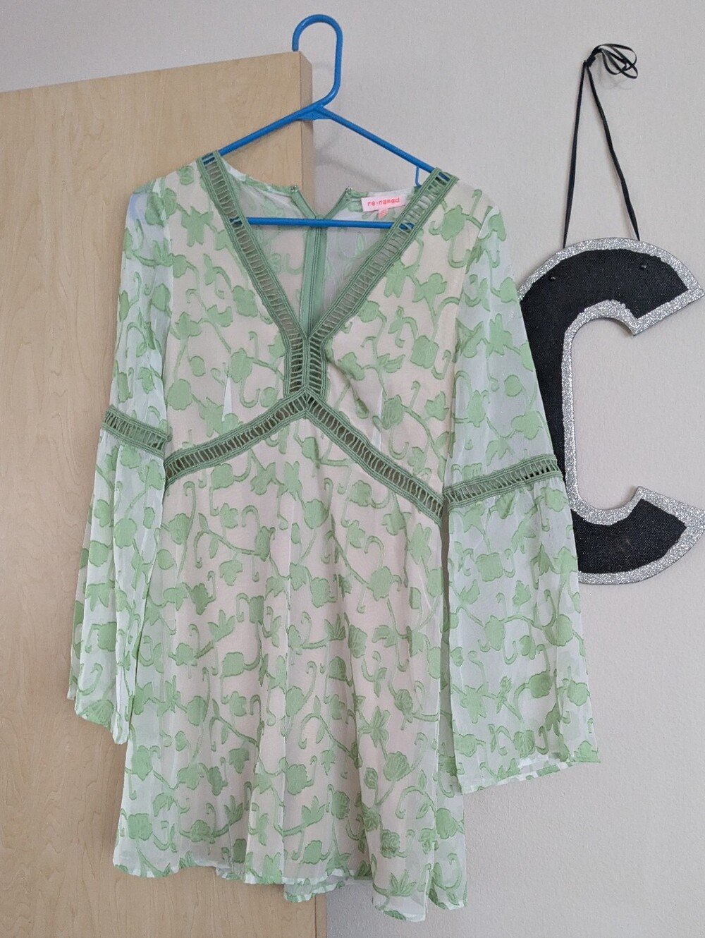 Bell Sleeve Fairycore Mini Dress